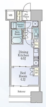ルフォンブランシェ品川南大井の物件間取画像
